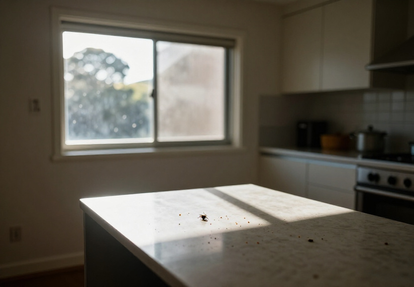 Spider infestation in a Strathfield roof space before control